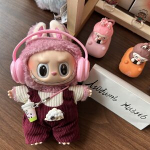 labubu clothing set hongsebeidaiku