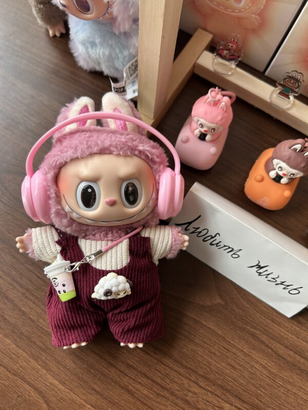 labubu clothing set hongsebeidaiku